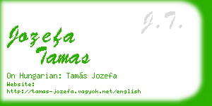 jozefa tamas business card